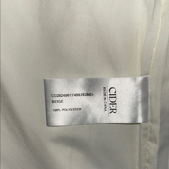 CIDER WOVEN SQUARE NECK SOLID ,SEQUIN CONTRASTING BINDING ZIPPERS MINI /DRESS - Picture 11 of 11